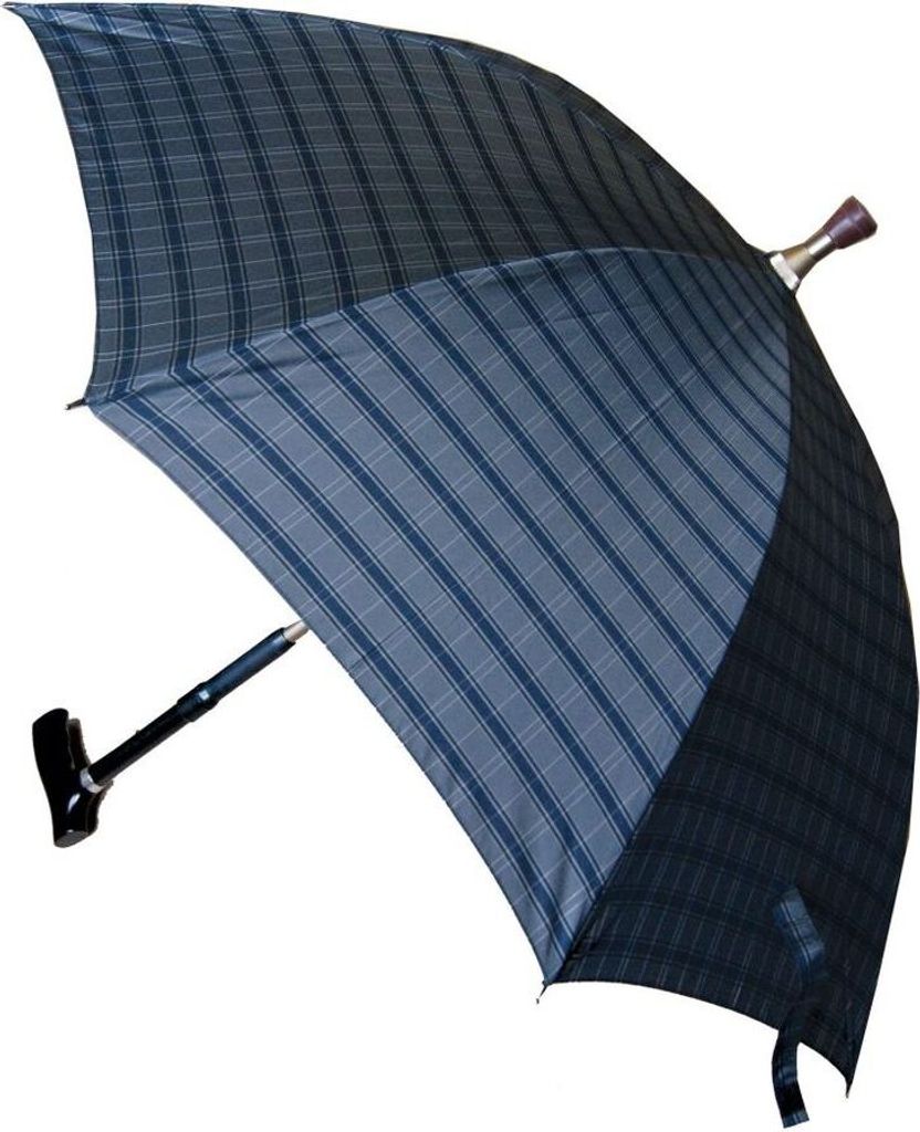 Laska z parasolem, regulowana wysokość, parasol, deszcz, Zdjęcie produktu 