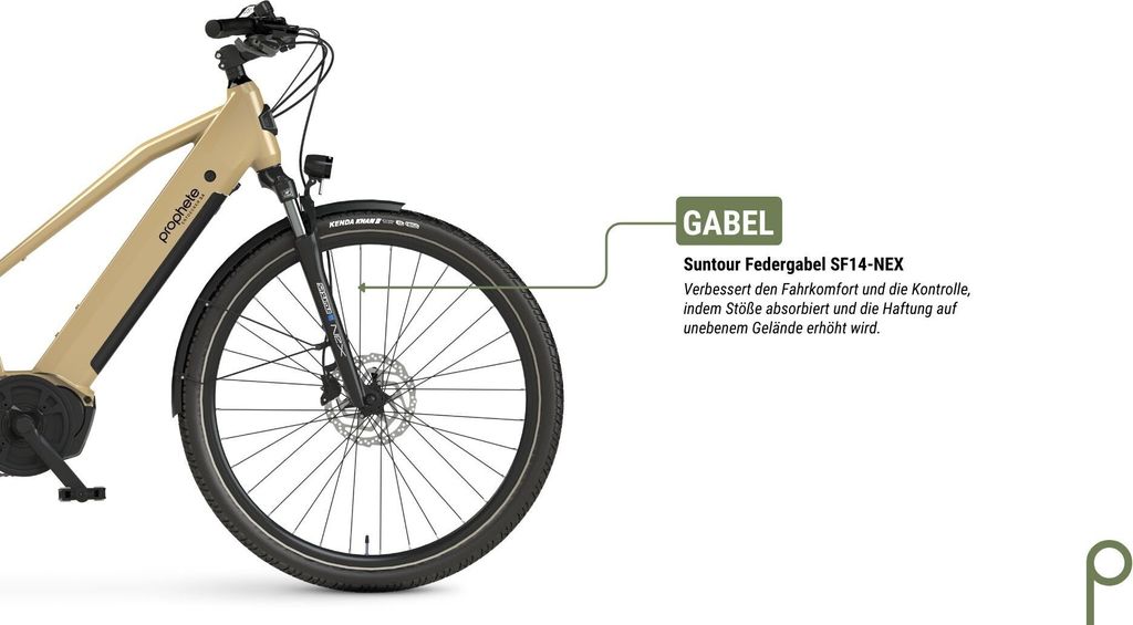 PROPHETE ENTDECKER 3.4 Mittelmotor Trekking E-Bike 28", 360 Produktbild 3