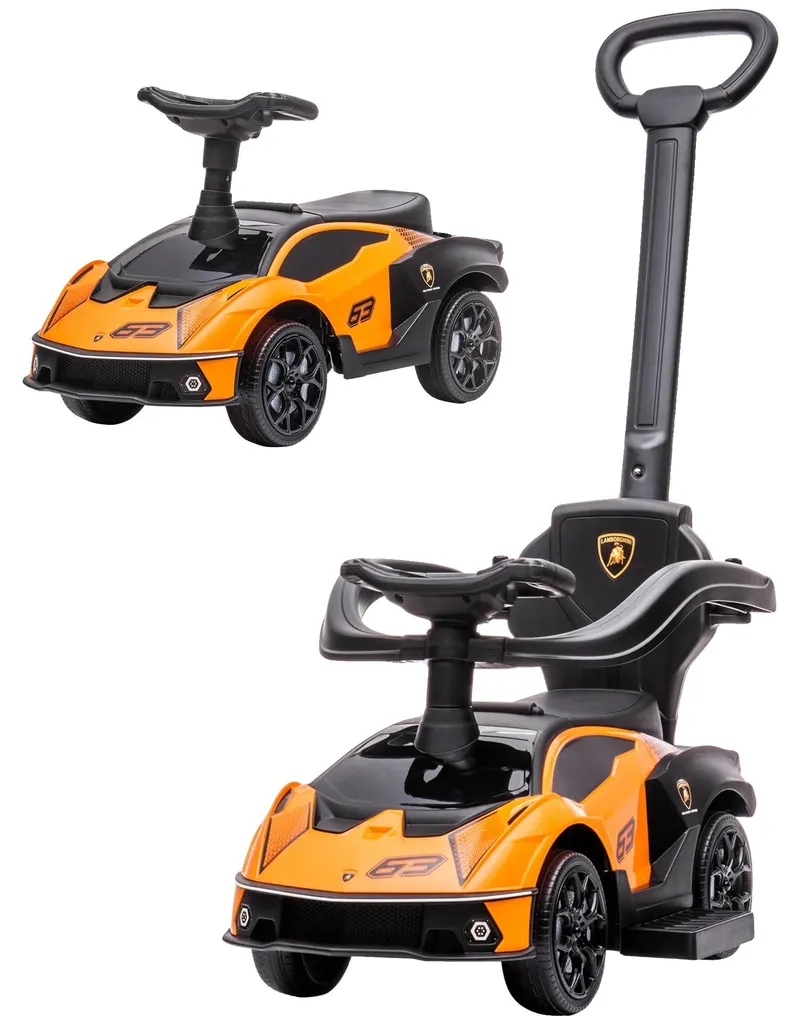 Moto cross électrique enfant 24V orange et noir avec pneus tout-terrain