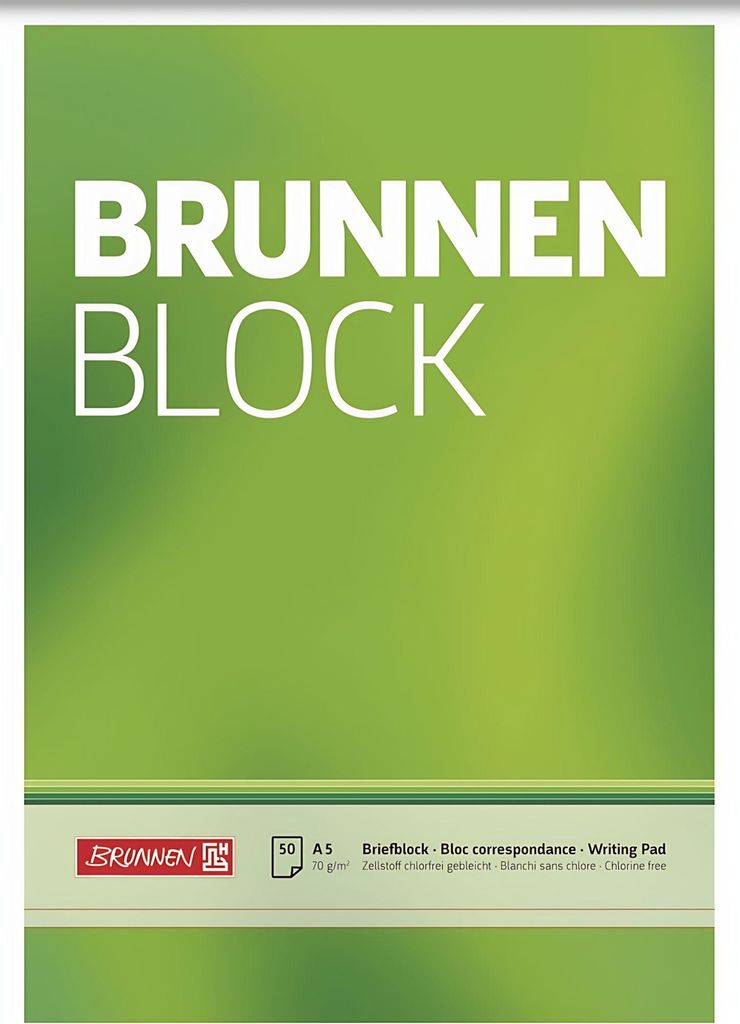 BRUNNEN 1052426 Blok "BRUNNEN-Block" A5 bez linii Zdjęcie produktu 