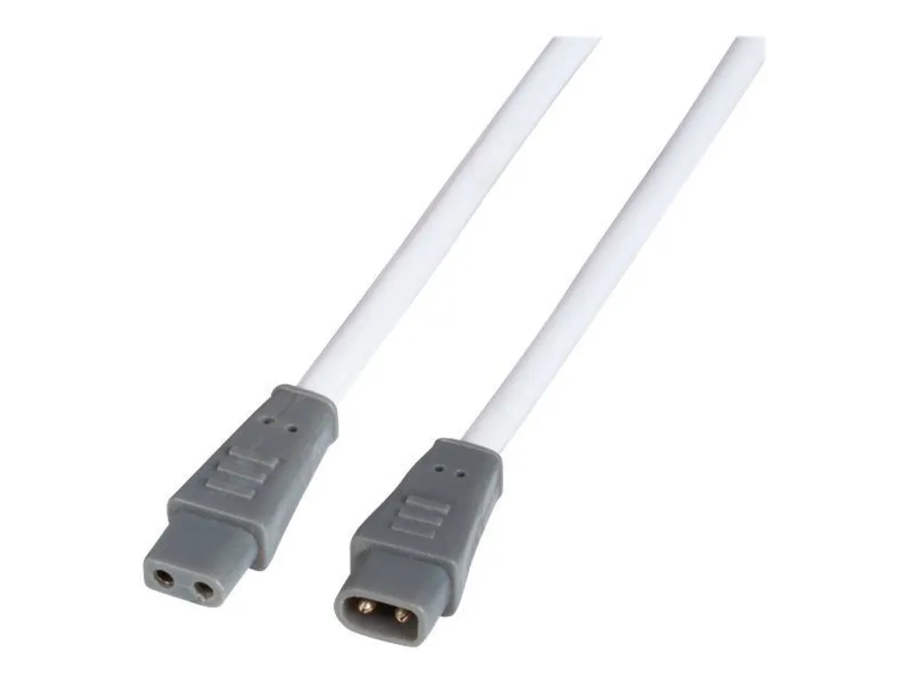 Câble de raccordement 1.25m blanc pour corriger l'espacement LED EFB