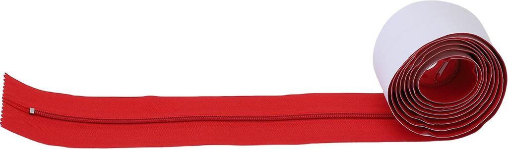 2 Stück Staubschutz Reißverschluss Heavy Duty doppelseitige selbstklebende Staub Barriere Reißverschluss für Gewächshaus Kunststoff-Folie rot