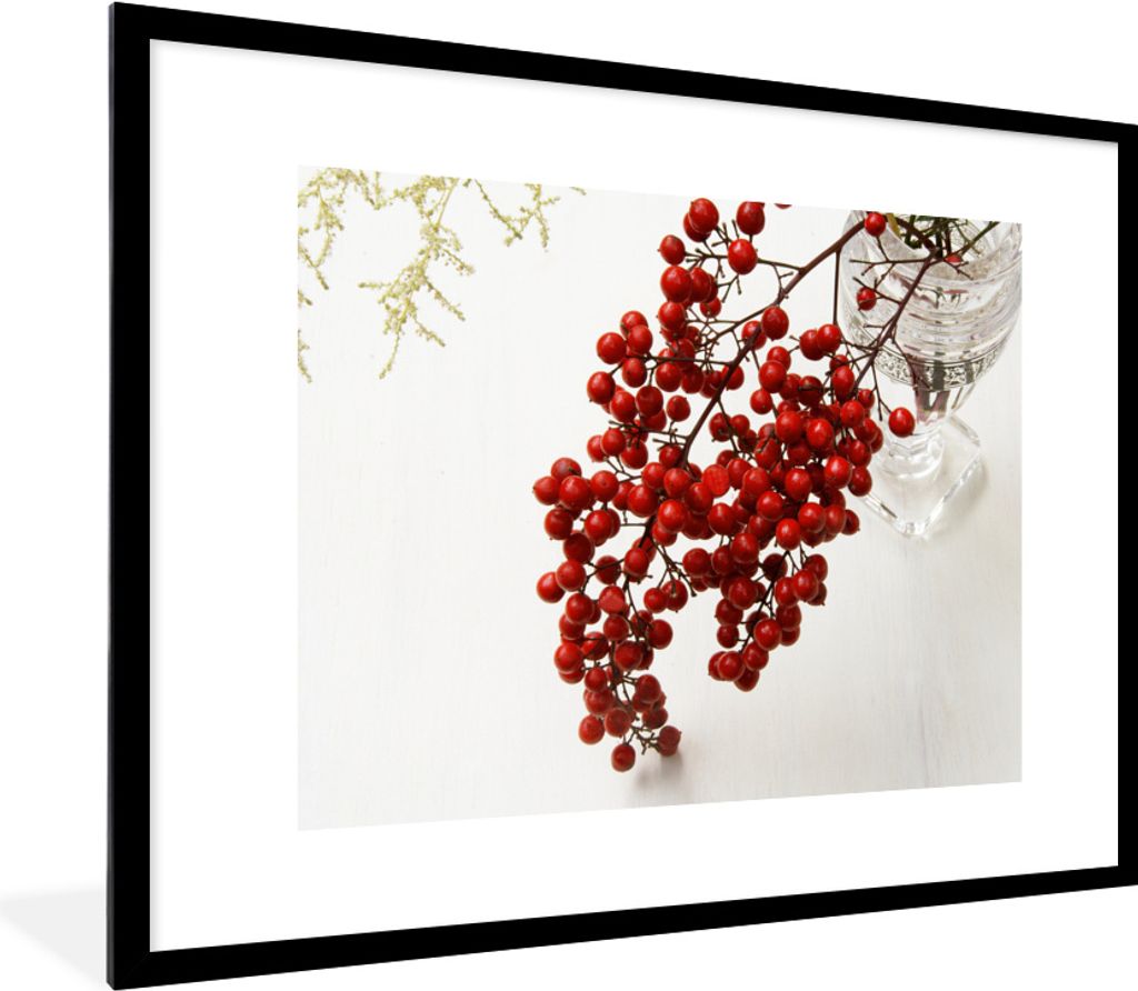 MuchoWow® MuchoWow® Gerahmtes Poster Beeren - Stilleben - Produktbild 