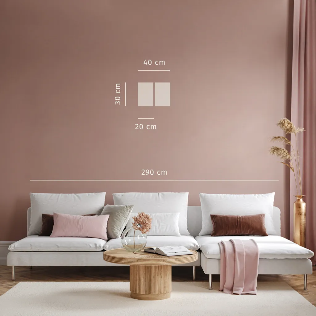 Set Art Prints Acustiche Murando - 2 Pezzi Fonoassorbenti Boho - 3