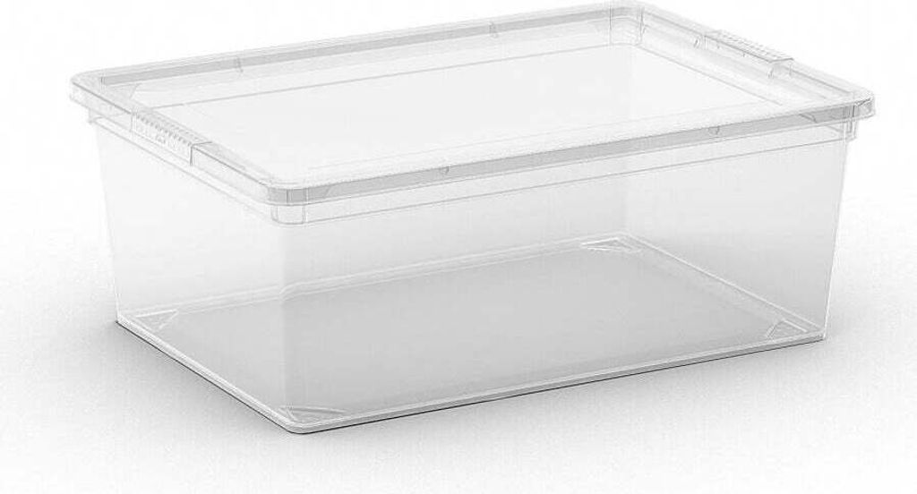Mehrzweck Aufbewahrungsbehälter HIPPO mit Deckel | HxBxT 15x37x26cm | 11 Liter | Transparent | Behälter, Box, Aufbewahrungsbehälter, Aufbewahrun...