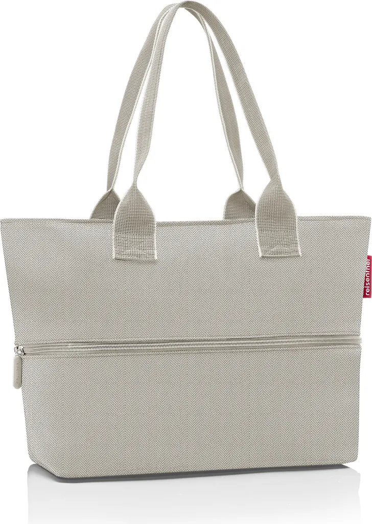 Reisenthel Shopper E1 Herringbone Sand RJ6049 - Borsa Spesa 12-18L