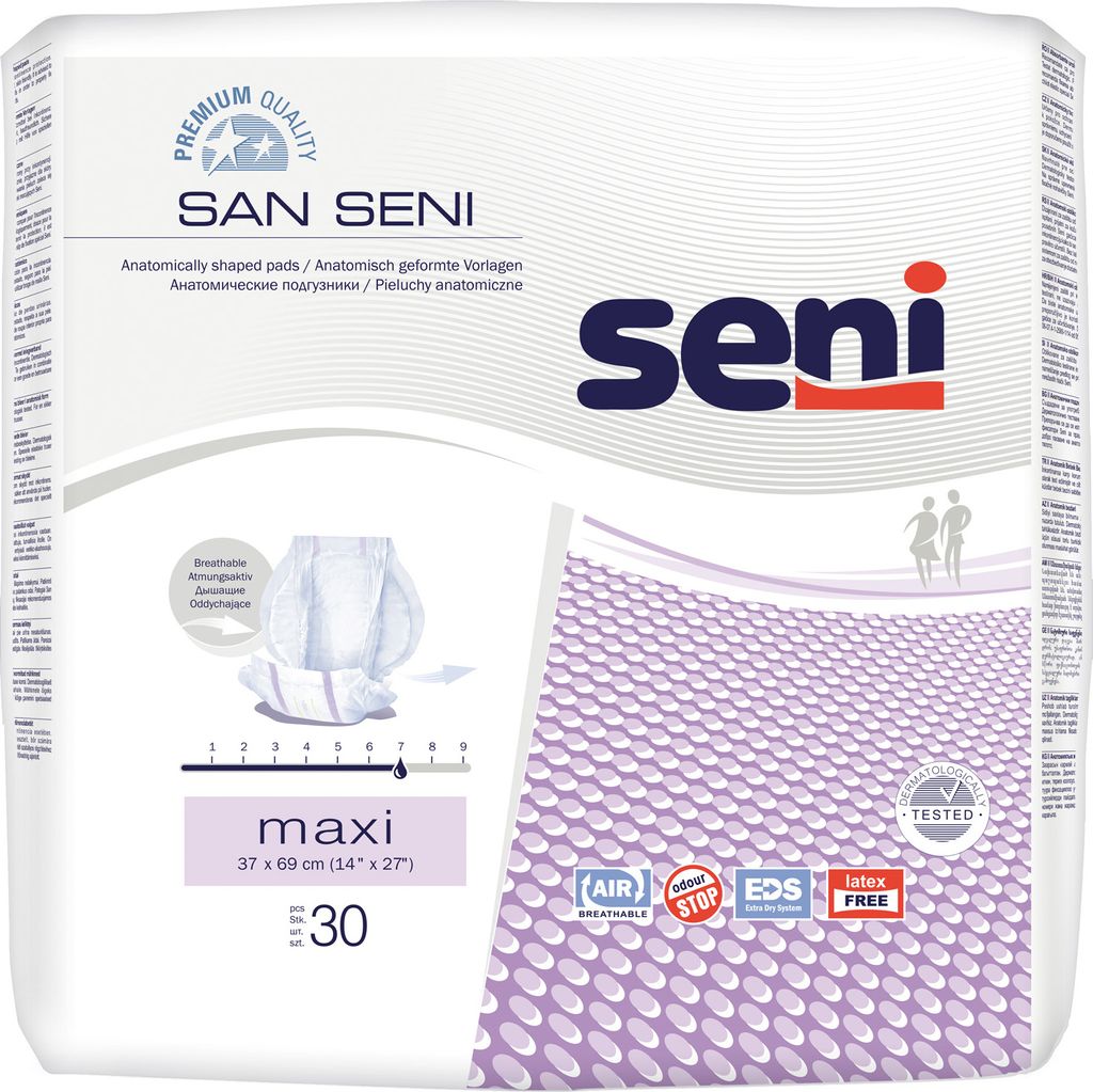 San Seni Maxi anatomische Vorlagen, 30 St Produktbild 