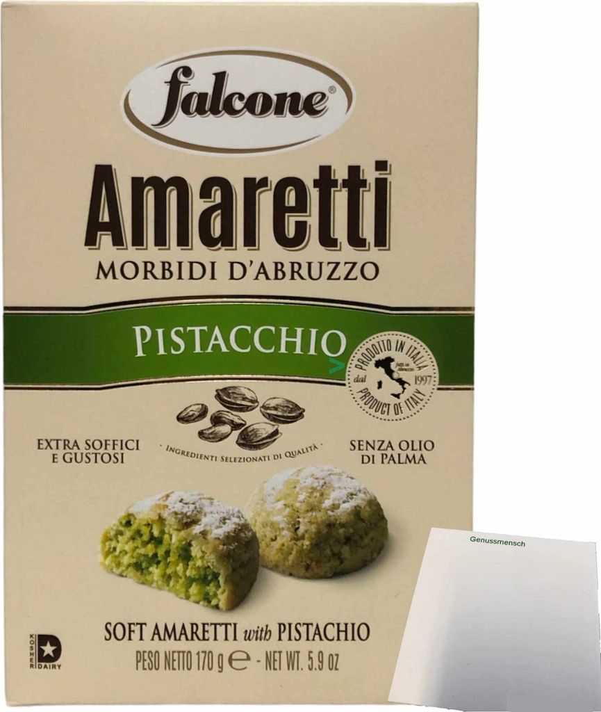 Falcone Amaretti Morbidi D'Abruzzo Pistacchio "Amaretti Produktbild 