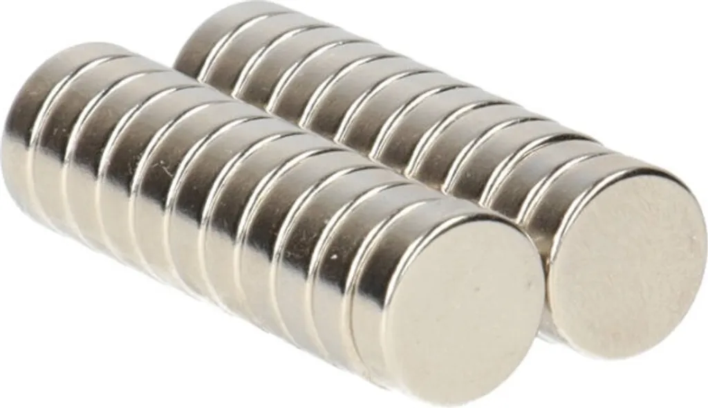 Plots magnétiques Spar-Topper 10x3 mm N48 - Lot de 20 aimants ronds