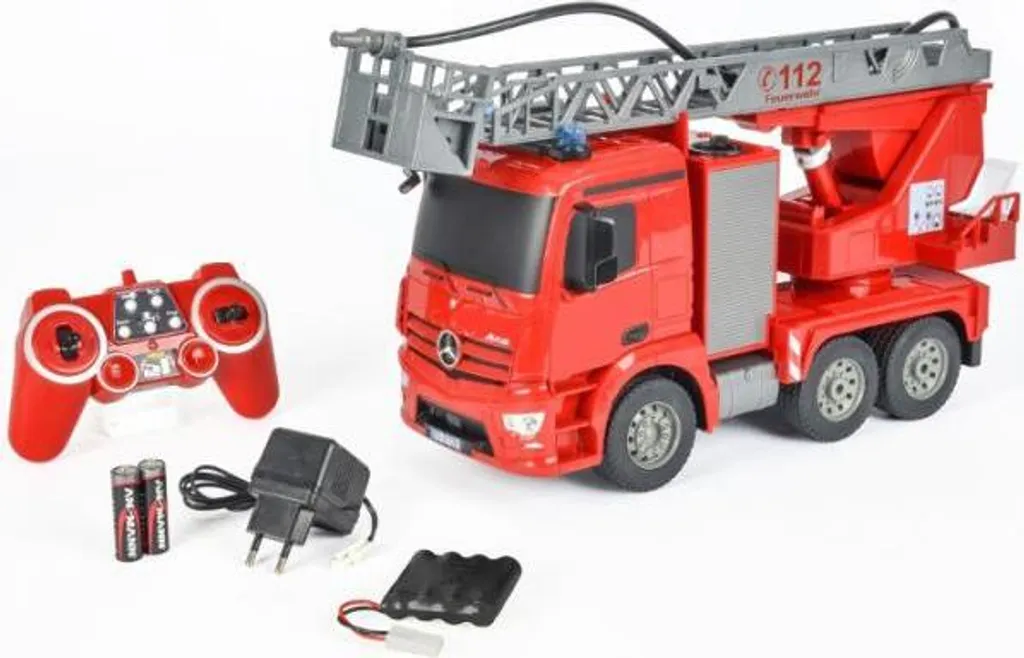 Grand Camion de Pompier Télécommandé Mercedes pour Enfants et Pros