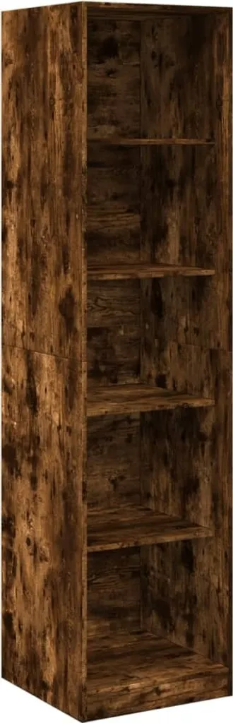 vidaXL Armadio rovere fumé 50x50x200 cm materiale a base di legno