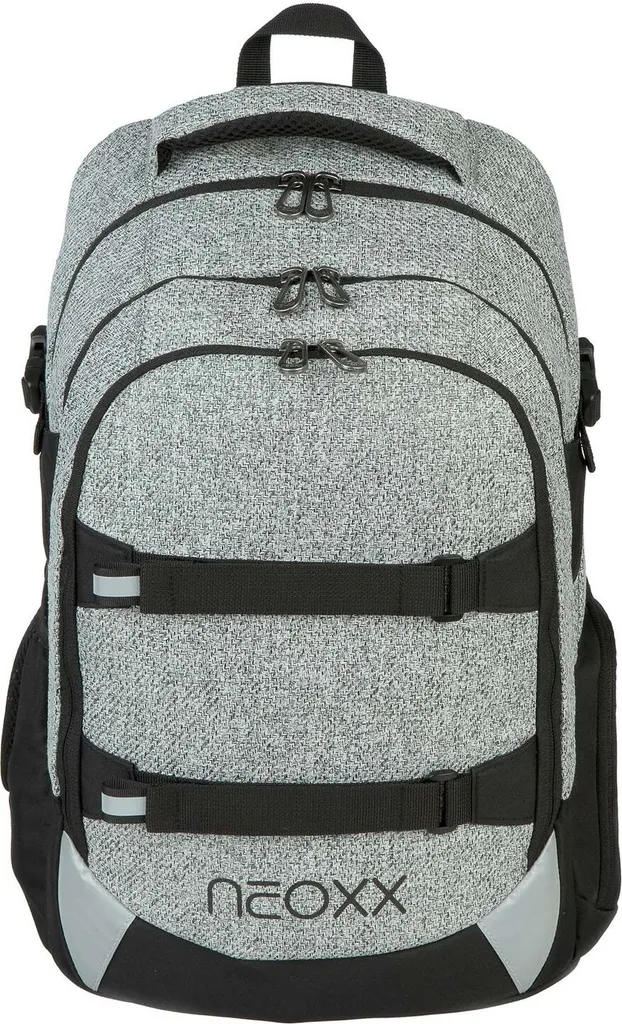 Sac à dos neoxx Active Pro Wool The World gris clair pour ordinateur