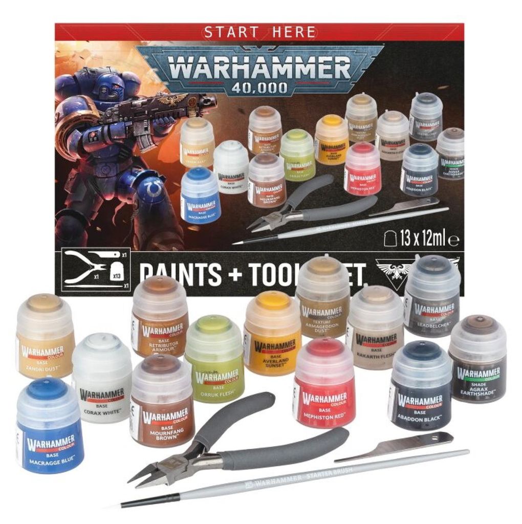 Colori e strumenti per Warhammer 40.000 Immagine del prodotto 