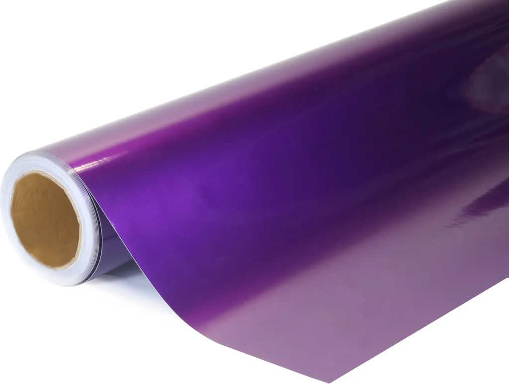 Habillage auto et déco lilas brillant 152x700cm film wrap durable