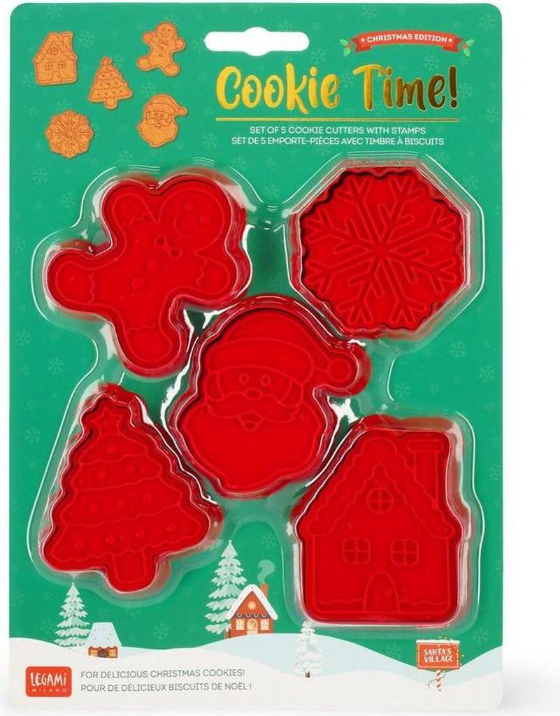 Legami S.p.A. Societa Benefit 5 COOKIE AUSSTECHER CHRISTMAS Produktbild 