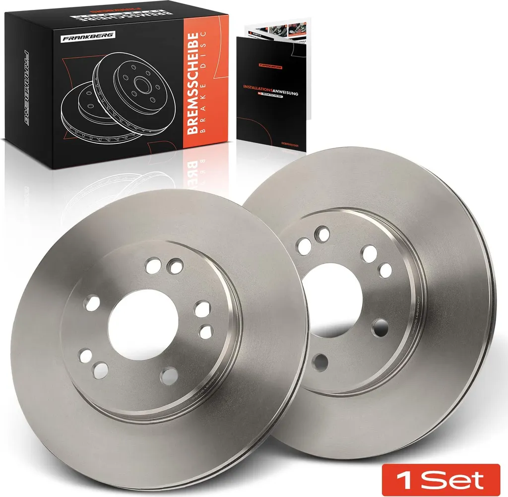 Stop aux Vibrations : 2 Disques de Frein Avant Mercedes W124 W201 R107