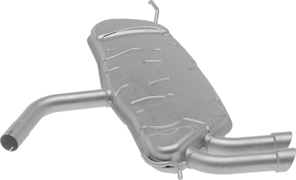 HELLA Endschalldämpfer Easy2Fit – PARTNERED with Faurecia Hinten 8LD 366 036-511