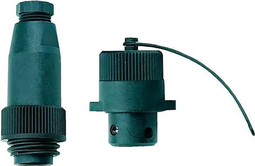 Connecteur étanche 2 pôles anti-corrosion pour câblage en zone humide