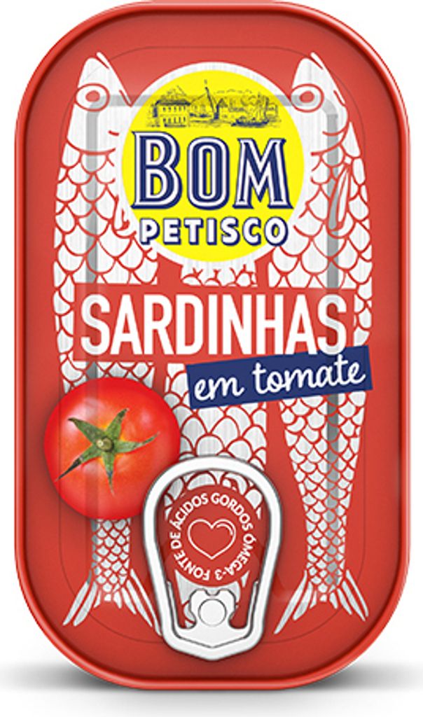 PORTUGIESISCHE SARDELLEN IN TOMATENSAUCE 120 g (78 g) – BON Produktbild 