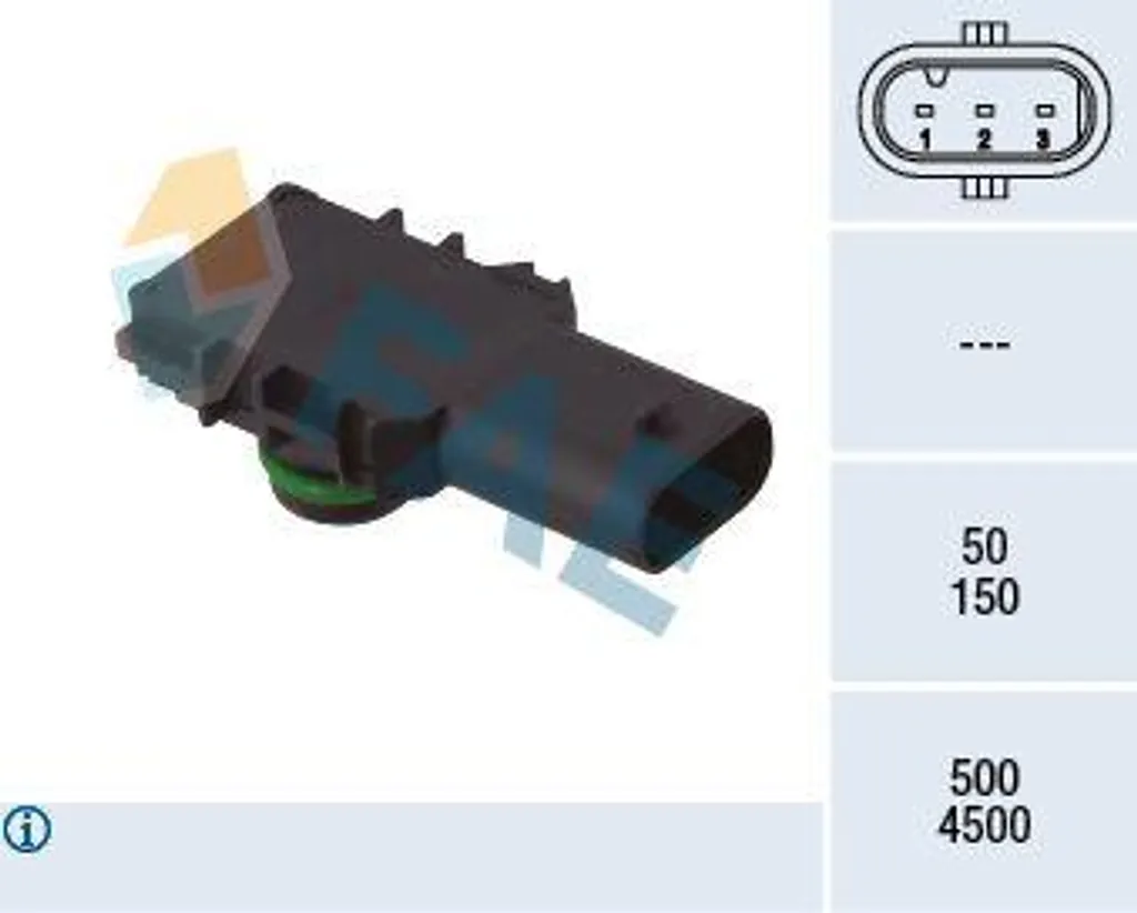 FAE 15196 Sensore Collettore Aspirazione per VW Golf Passat Audi A3 A6