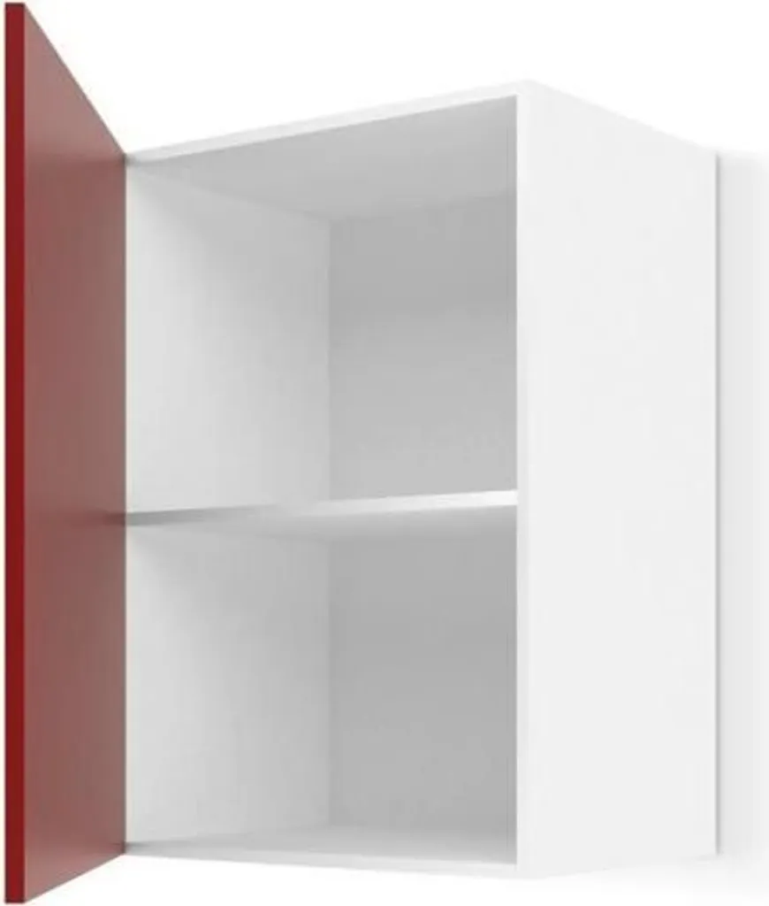 Pensile Cucina 40 cm Rosso Opaco ULTRA - Facile Montaggio Kit