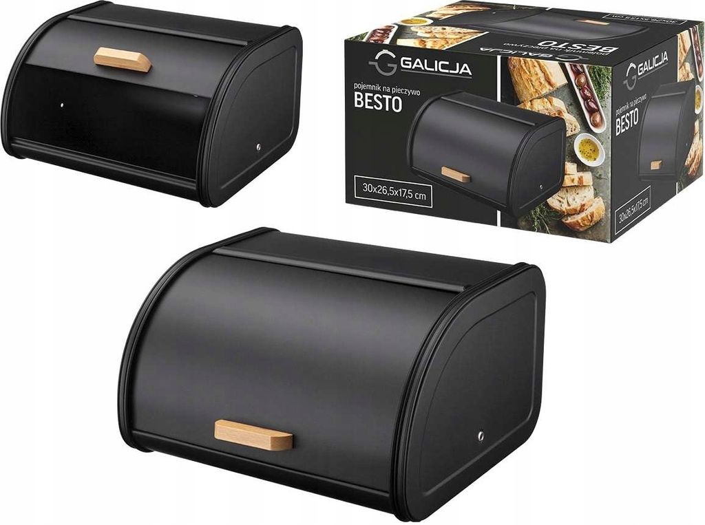 Brotkasten aus Stahl, Behälter für Brot und n, BESTO, Produktbild 