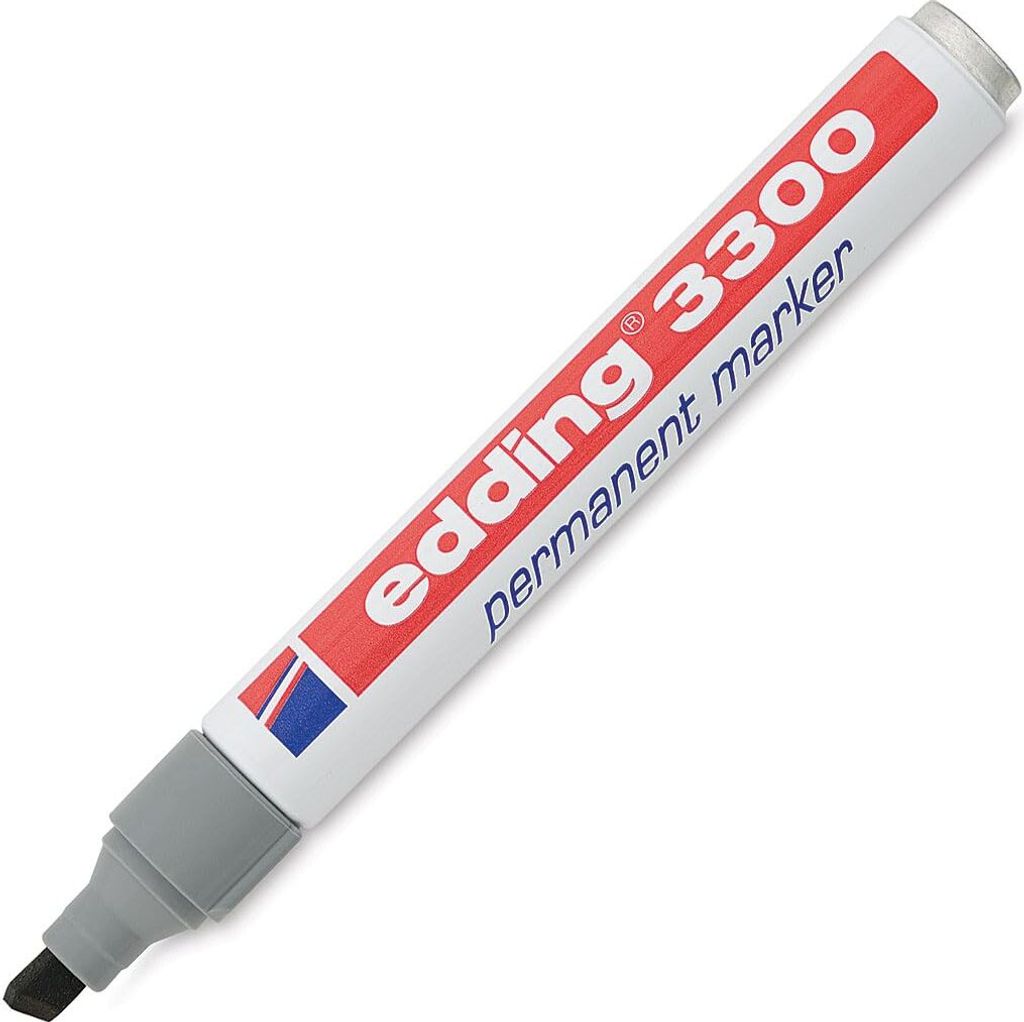 Edding 3300 Permanentmarker nachfüllbar 1-5 mm grau Produktbild 