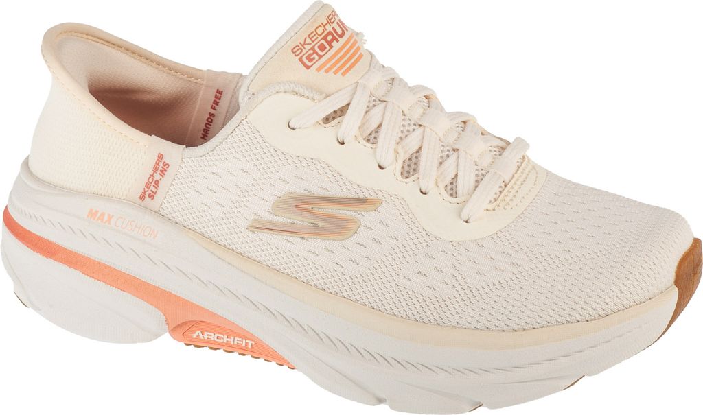 Skechers Slip-Ins: Max Cushioning Arch Fit 2.0 - Antilles 128947-NTPK, Laufschuhe, Damen, Weiß, Größe: 39,5