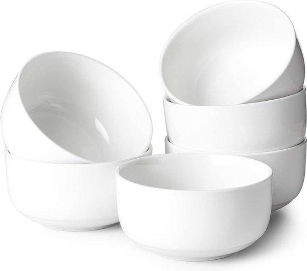 Geschirr-Set für Salat-Suppen-Früchte 6er mit 650 ml Suppenschalen-Set