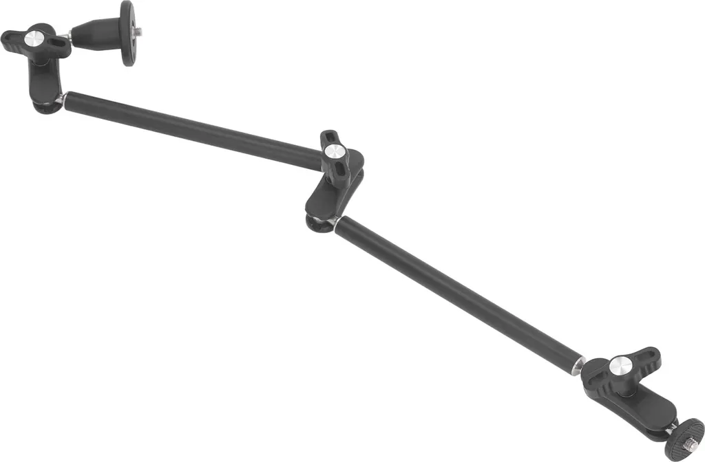 Bras articulé 2 sections 57 cm rotatif 360° en métal haute qualité