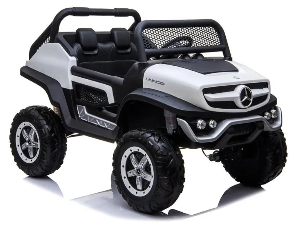 Poussette électrique Mercedes Unimog LeanToys 3969 avec pneus EVA souples