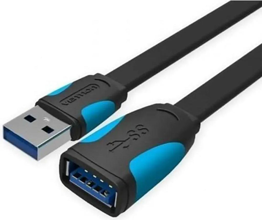 Vention VAS-A14-B100, 2 m, USB A, USB A, USB 2.0, Schwarz Produktbild 