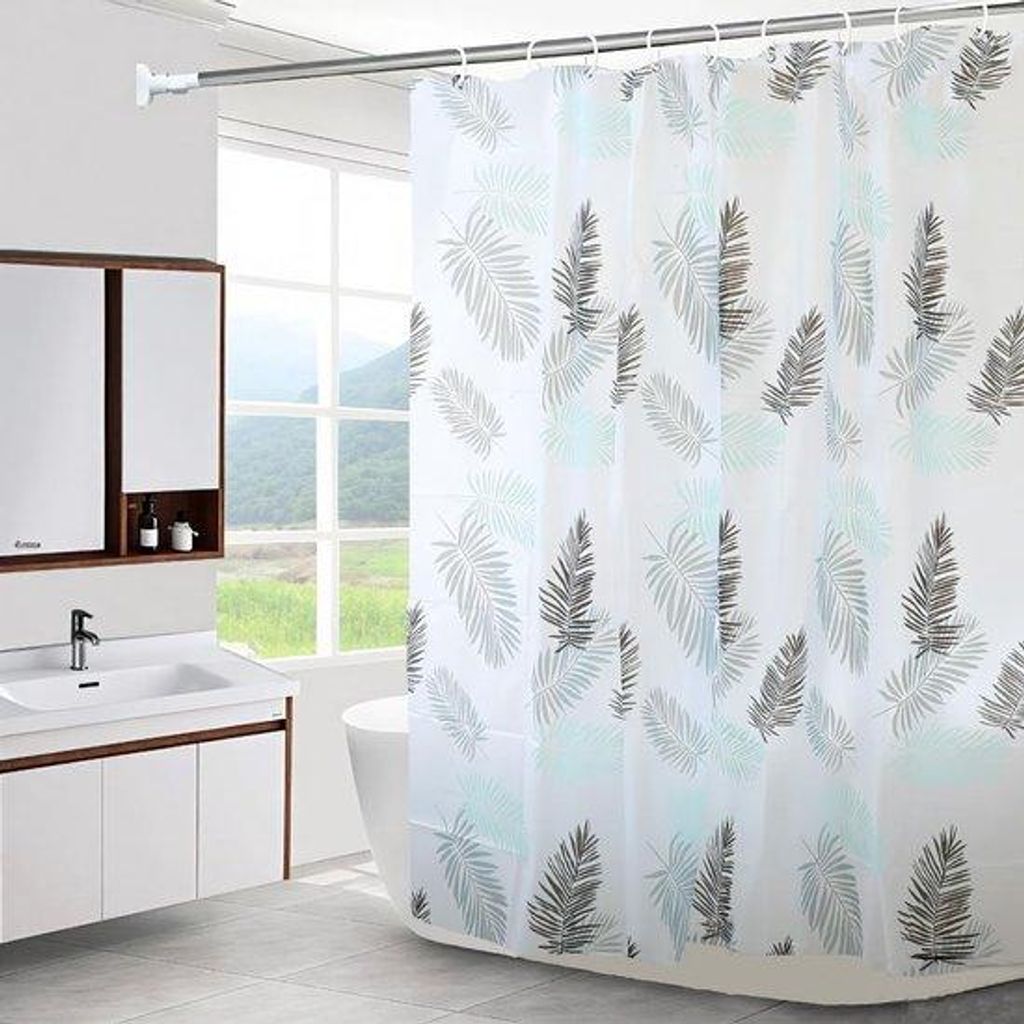 Schimmelhemmender Duschschutz - Wasserdicht - 180x180 cm - Grau