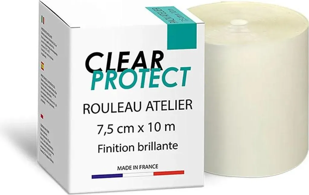 Clear Protect 10M Film de Protection Cadre Anti-Rayures 7.5cm Invisible
