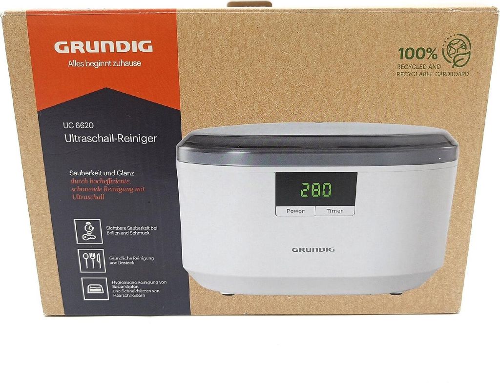 Grundig UC 6620 Nettoyeur à ultrasons Image du produit 