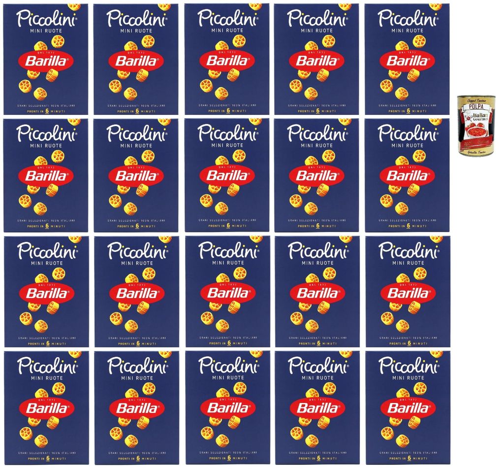 Barilla Piccolini Mini Ruote – 20er Pack – Produktbild 
