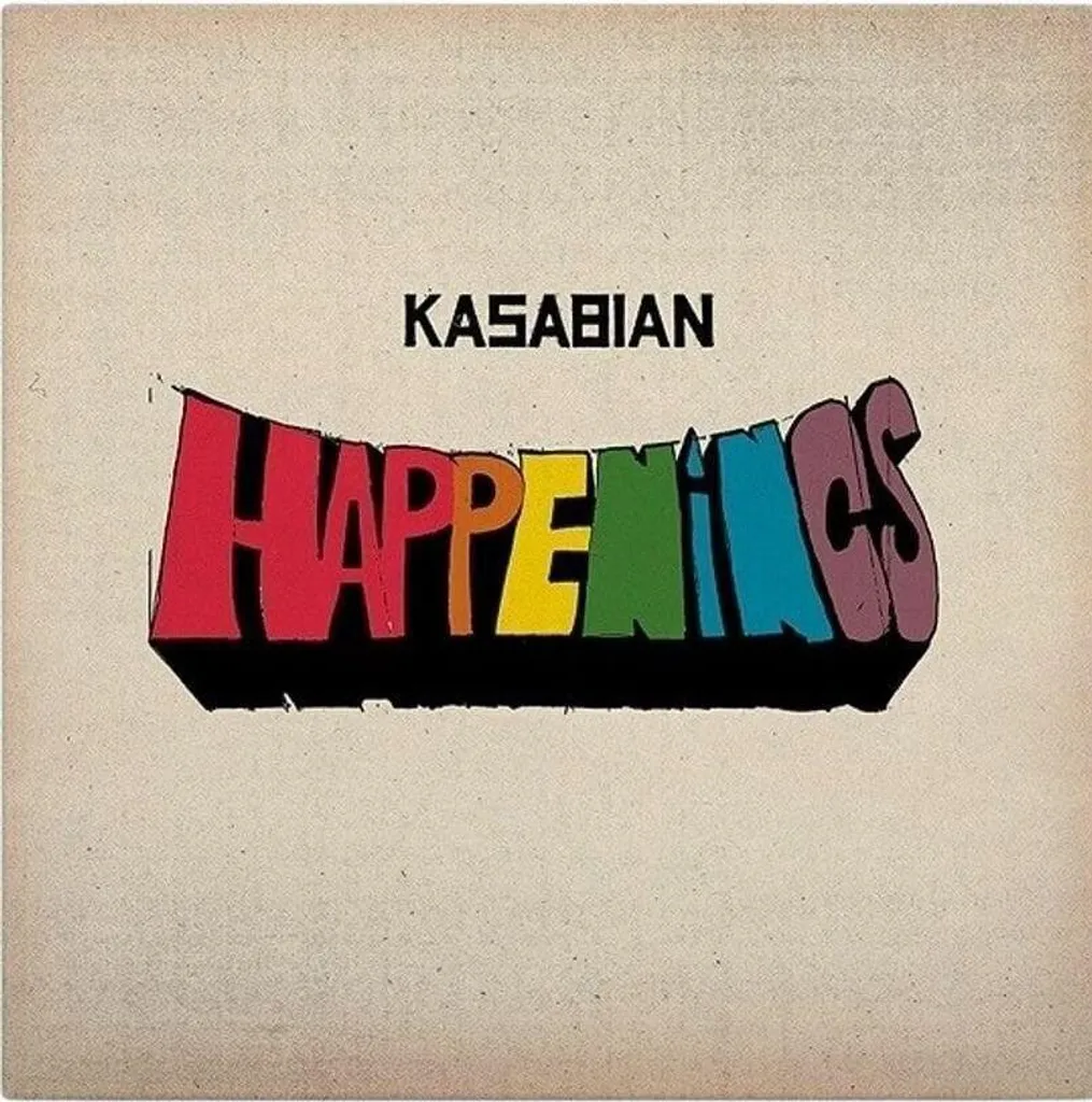 Happenings Kasabian Vinyle Rouge Édition Limitée LP de Collection