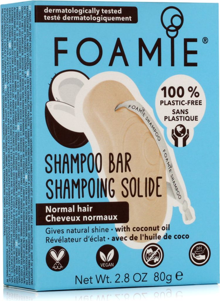 Foamie Zeep Shampoo Bar Schüttel deine Kokosnüsse Produktbild 