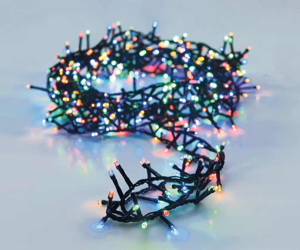 Guirlande lumineuse 1500 LED multicolore 3.12 avec 8 modes d'éclairage