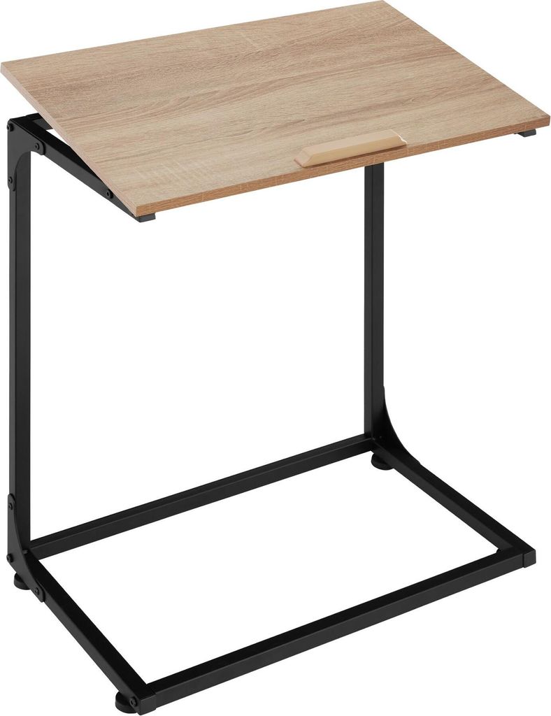 tectake® Beistelltisch mit neigbarer Platte Ruston Produktbild 