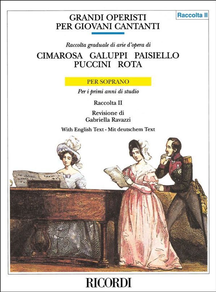 Grandi operisti per giovani cantantivol.2 für Sopran und Klavier