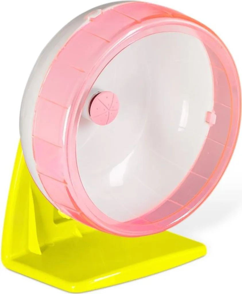 Furrever Friends Olympic Wheel Yellow Pink - Roue Silencieuse Hamster