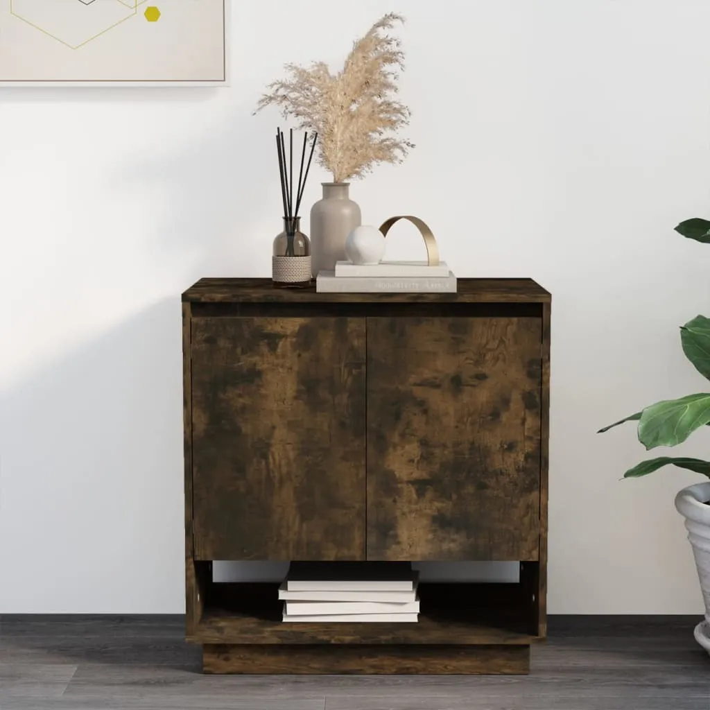 Mobiletto vidaXL Rovere Fumo 70x41x75 cm | Buffet Moderno Salotto