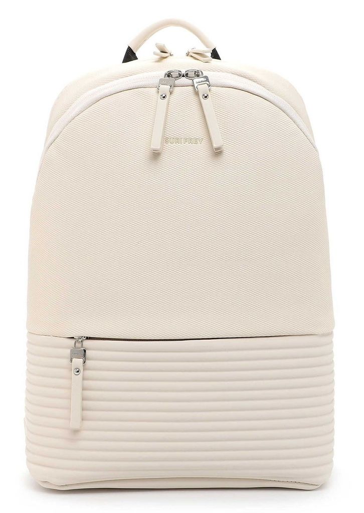 SURI FREY Freizeitrucksack Rucksack mit Laptopfach Judy Backpack Cream creme