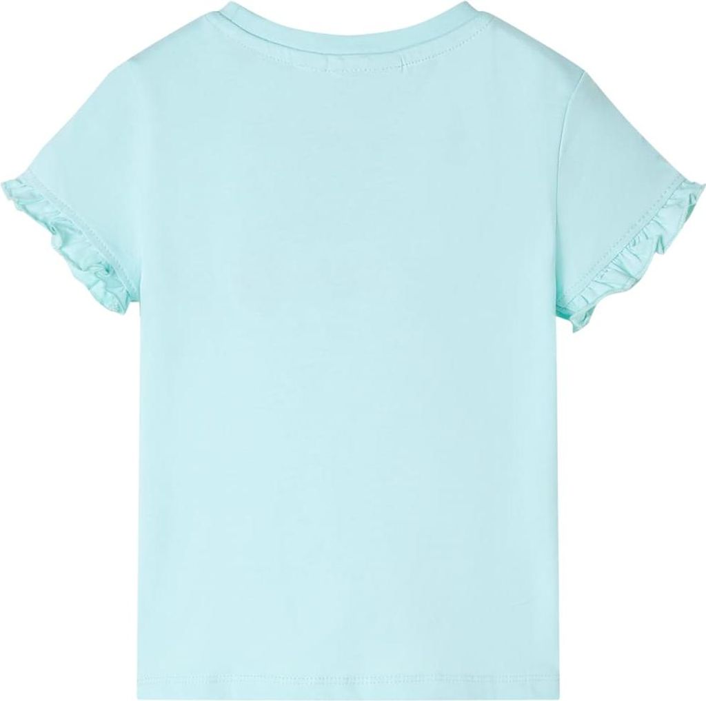 vidaXL Kinder-Kurzarmshirt Hellblau 104