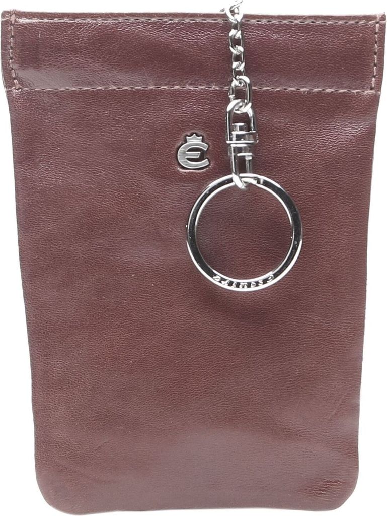 Esquire Leder Schlüsselmäppchen Toscana Key Case Coffee Produktbild 