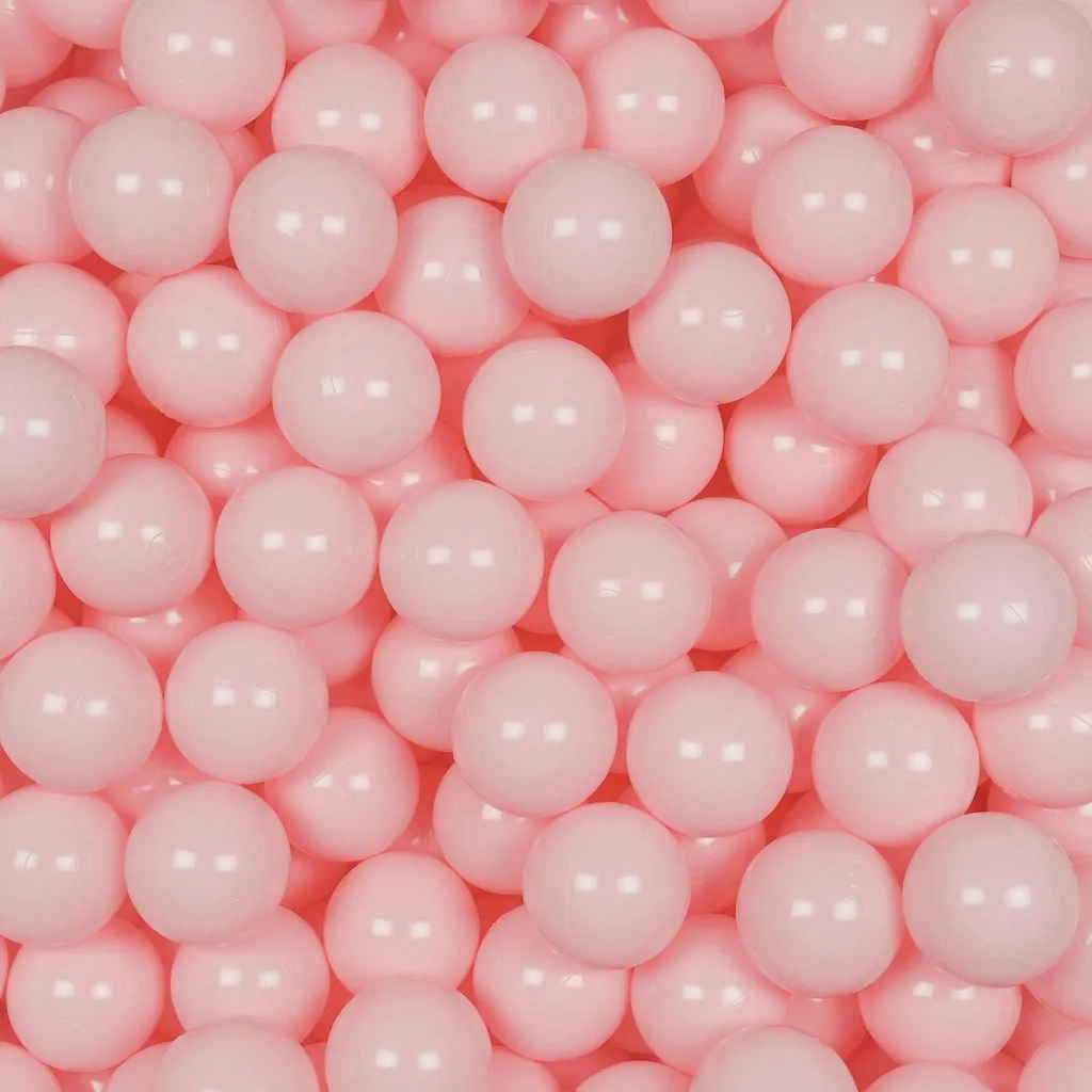 Boules de jeu rose clair ø7cm lot de 100 pièces pour piscine à balle