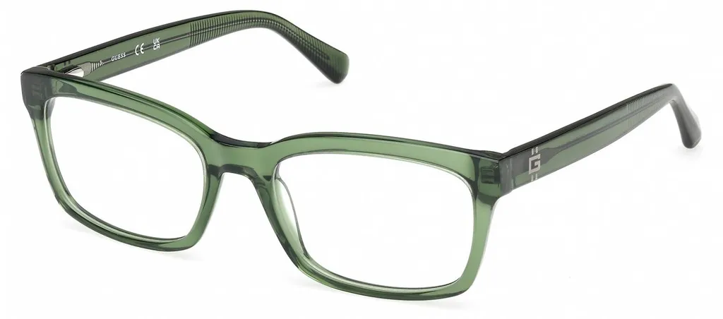 Lunettes Guess GU50252 GREEN 55/19/145 : Monture Optique Homme de Luxe