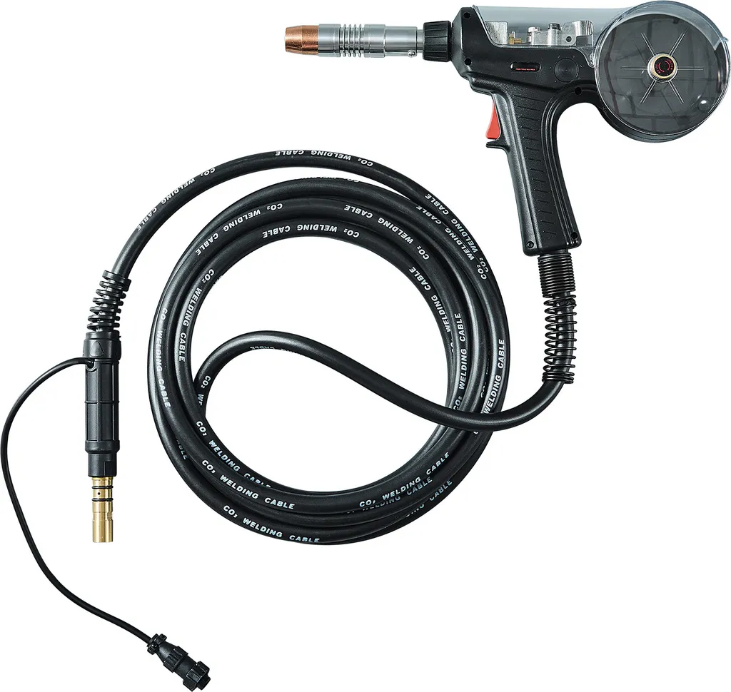 Torche Spool Gun 200A pour soudure aluminium et fil fourré avec câble