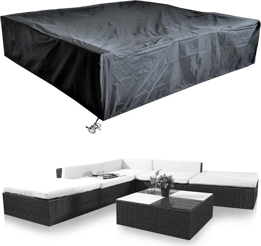 Copertura Rattan 240x240 Protezione Mobili Giardino per Tutto l'Anno - 5